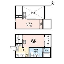 大同町駅 徒歩4分 2階の物件間取画像